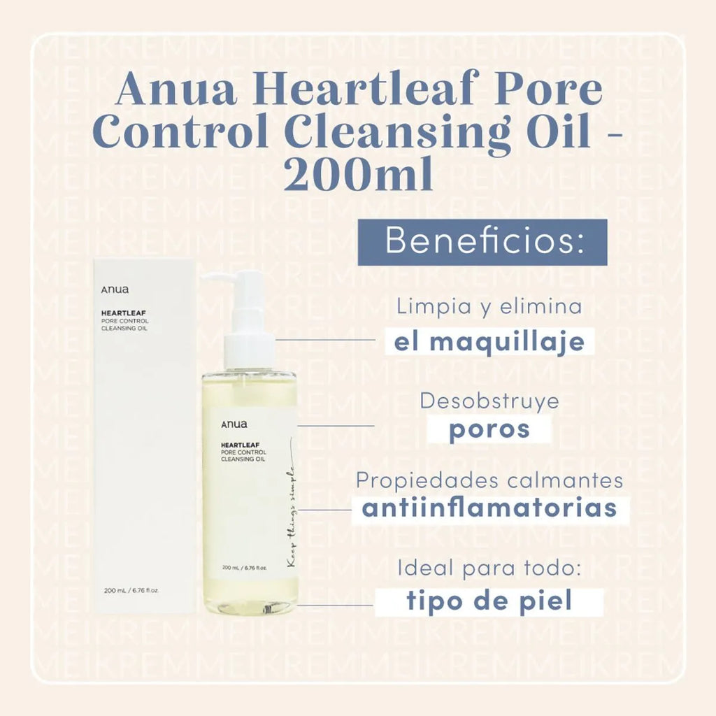 Anua Heartleaf Pore Control Cleansing Oil