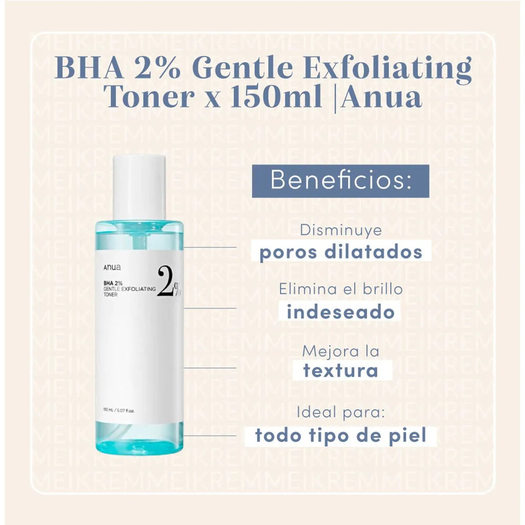 Anua Bha 2% Gentle Exfoliating Toner