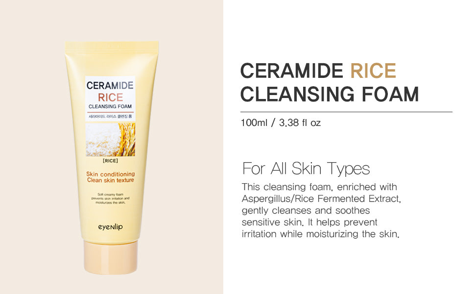 Eyenlip Ceramide Rice Cleansing Foam