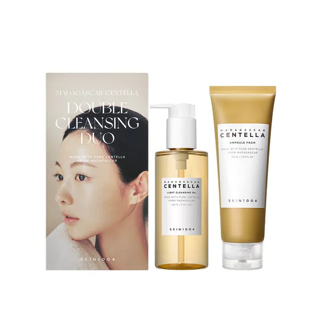 Set de Aceite Limpiador y Espuma Limpiadora Madagascar Centella Double Cleansing Duo Set