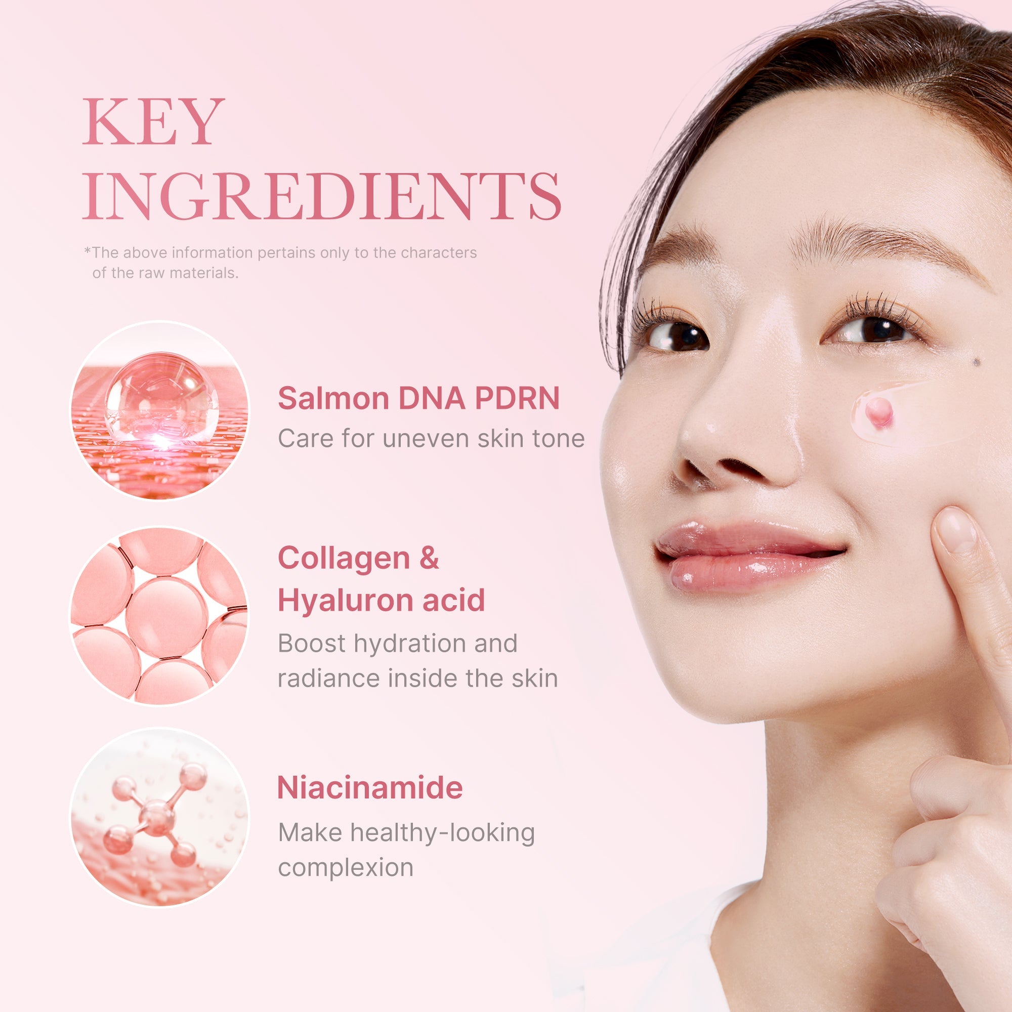 Medicube Salmon DNA PDRN Crema de cápsula de colágeno rosa, hidratante facial
